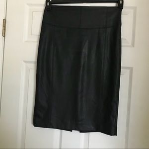 Black Express Pleather skirt